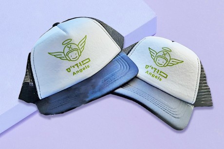 50 כובעי רשת מודפסים